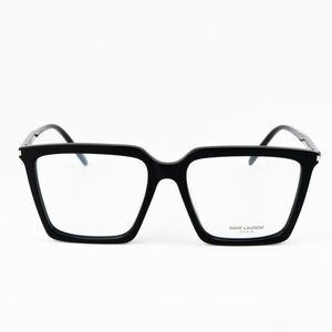 NEW Saint Laurent SL474OPT 001 Black Square Women Eyeglasses